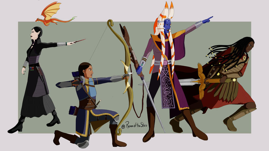 TTRPG lineup. Designed by me TTRPG lineup. Designed by me