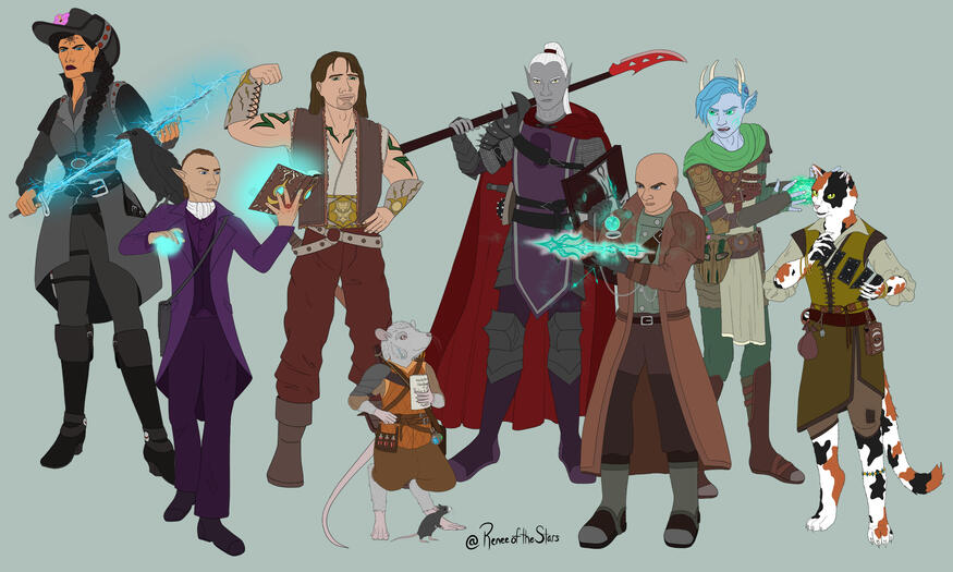 D&D party. Designed by me D&D party. Designed by me