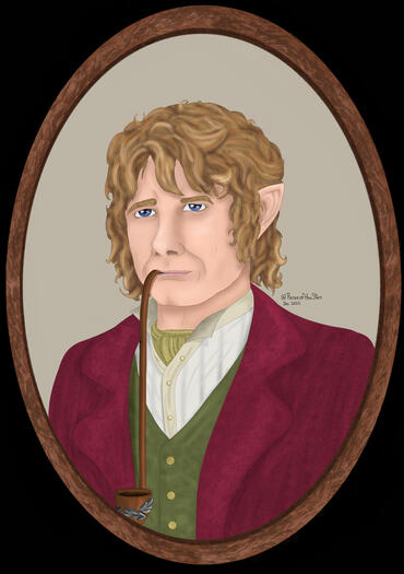 Bilbo Baggins. Portrait commission Bilbo Baggins. Portrait commission