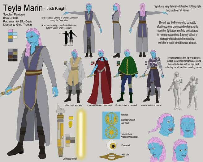 Teyla Marin, Star Wars Jedi