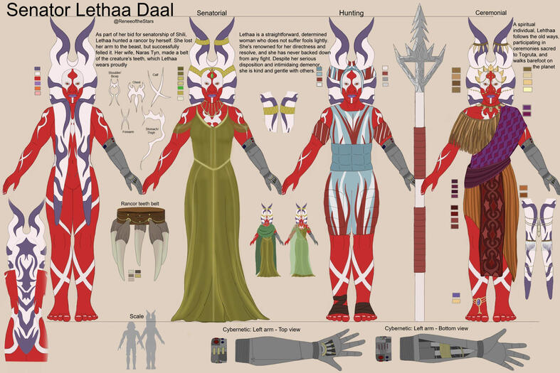 Lethaa Daal, Star Wars senator Lethaa Daal, Star Wars senator